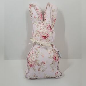Easter Rachel Ashwell SHABBY CHIC Cottage Pink Floral Bunny Rabbit Pillow